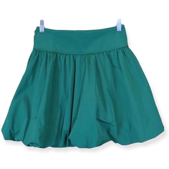Kate Spade Saturday Green Cumberbund Bubble Skirt [size 4] New With Tags - Picture 1 of 8